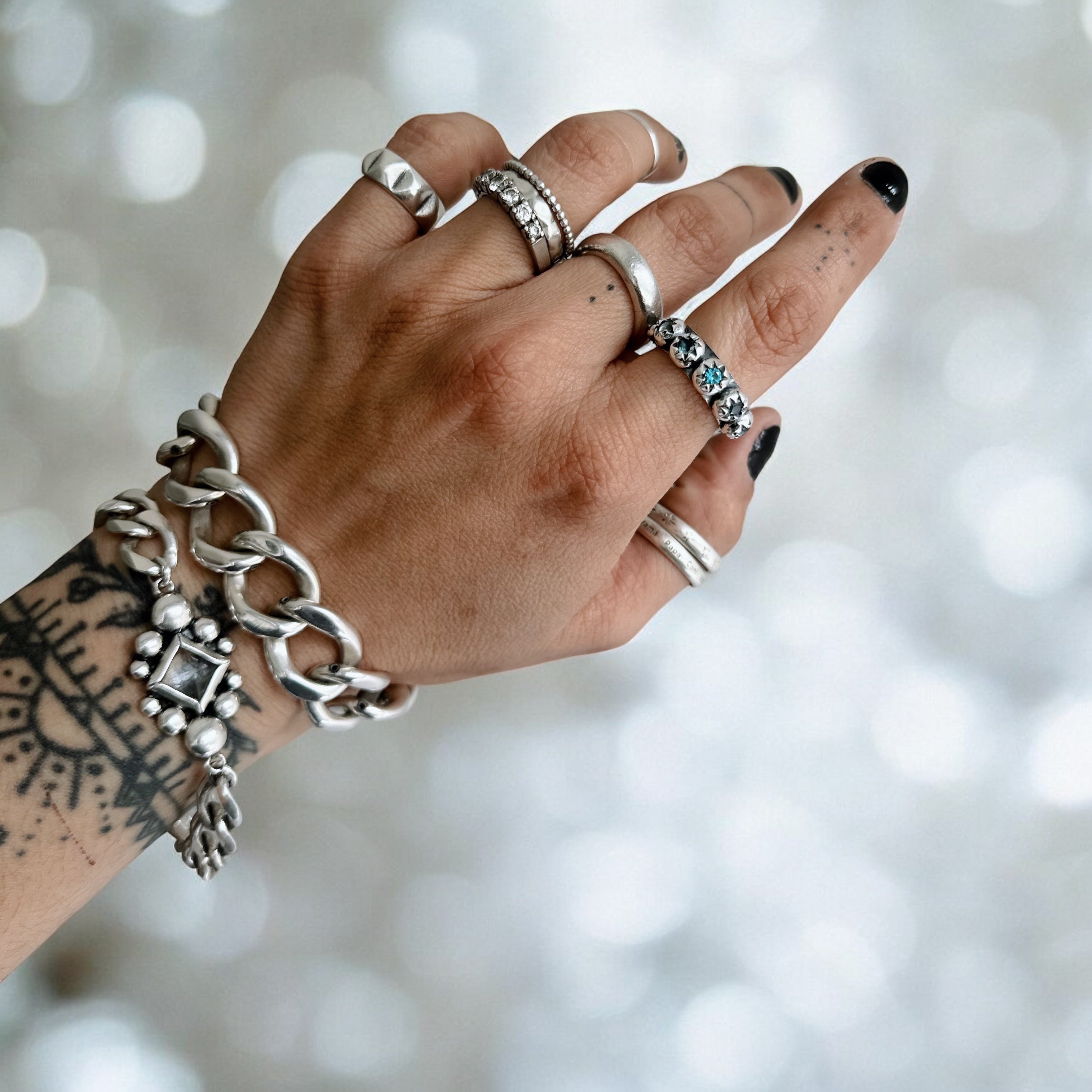 Anillo rock and roll Glam