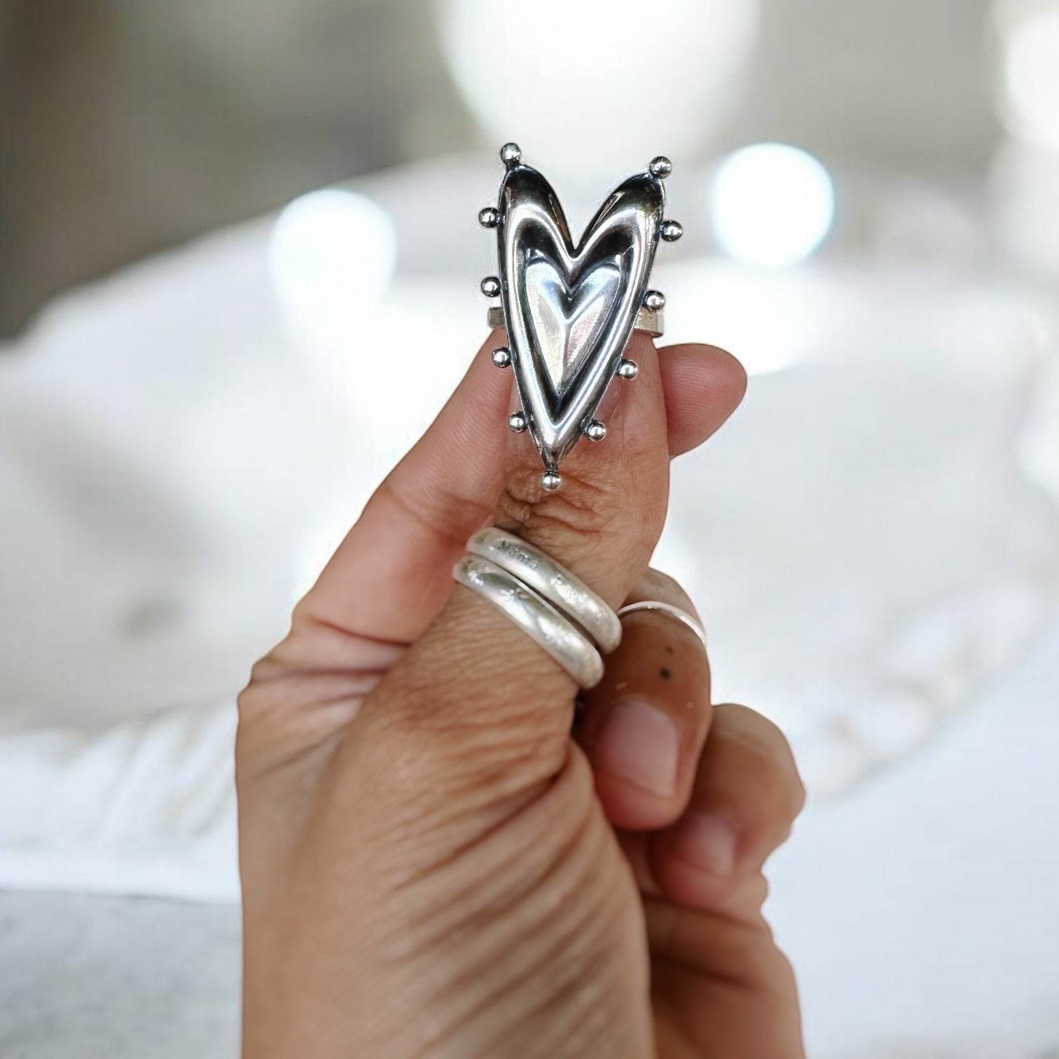 Anillo Corazón Divino