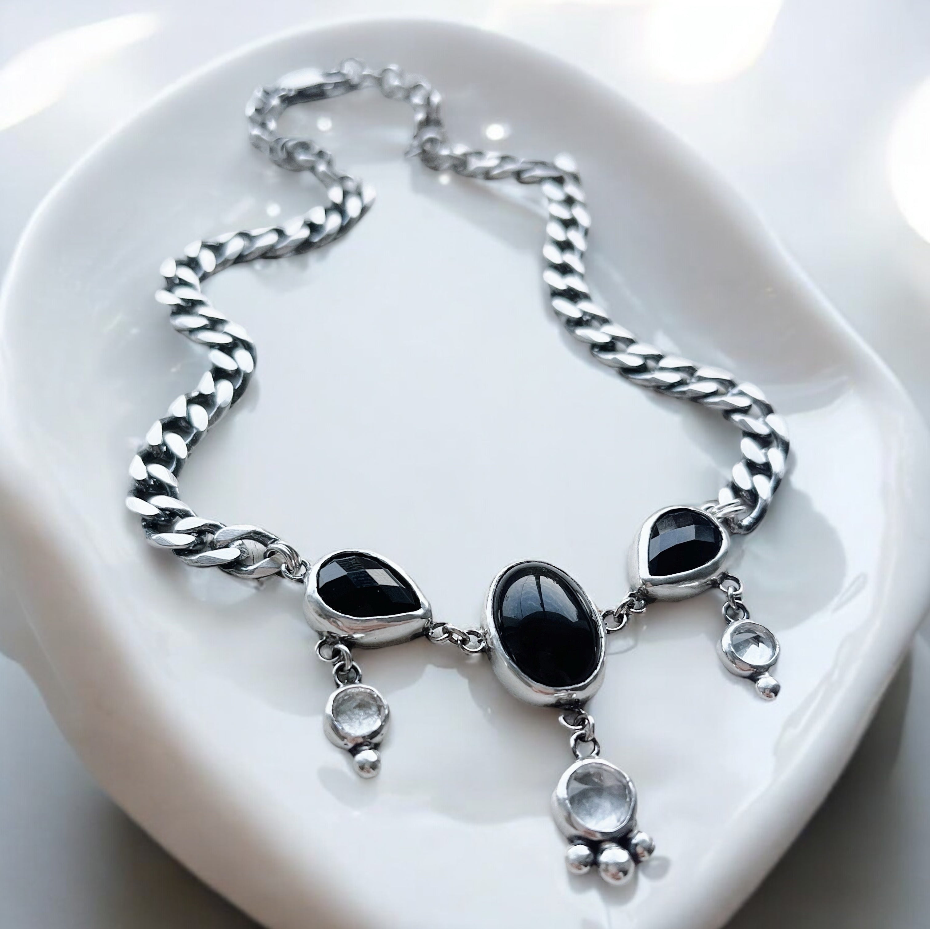 Collar Choker Cosette - B&W