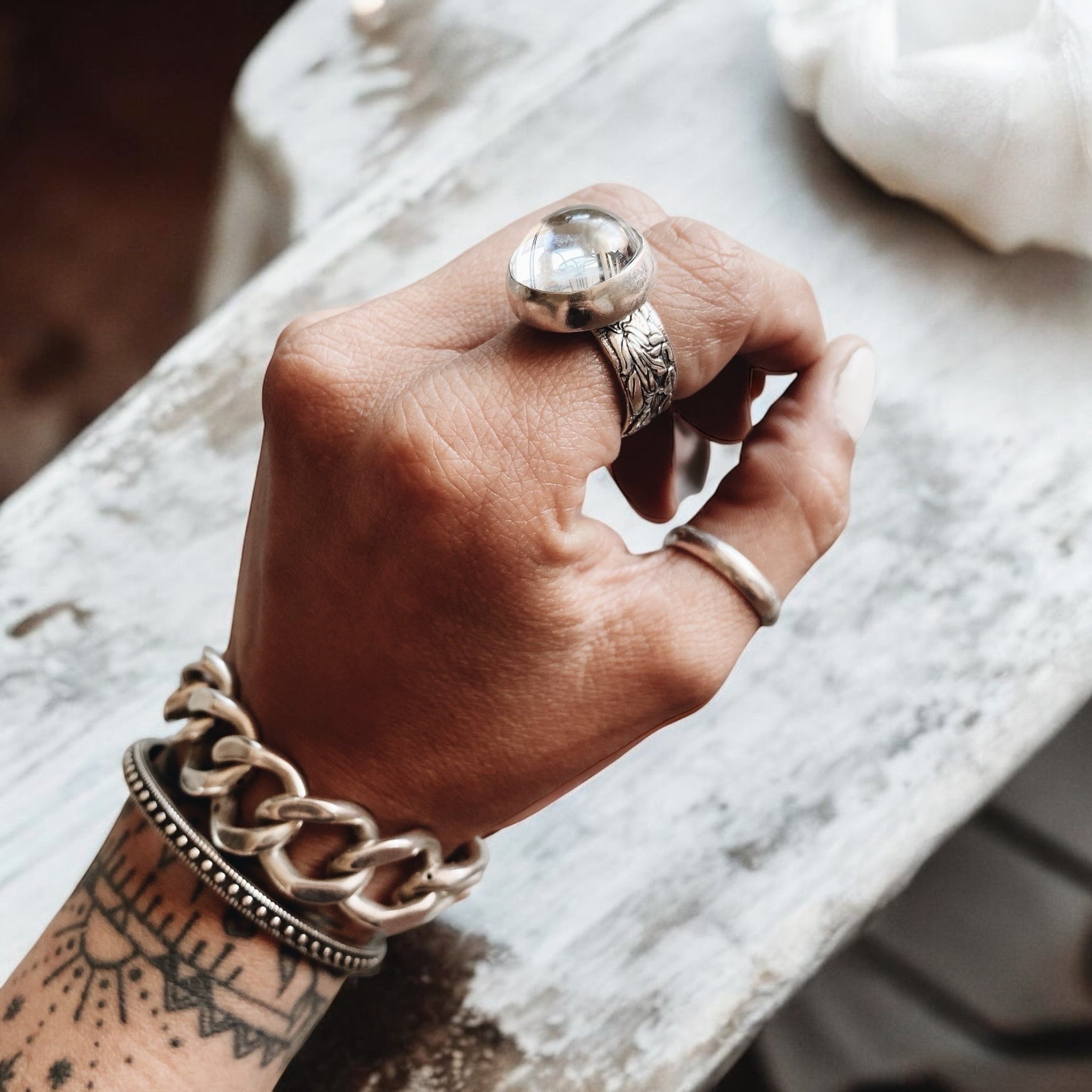 Anillo Flamenco Domo